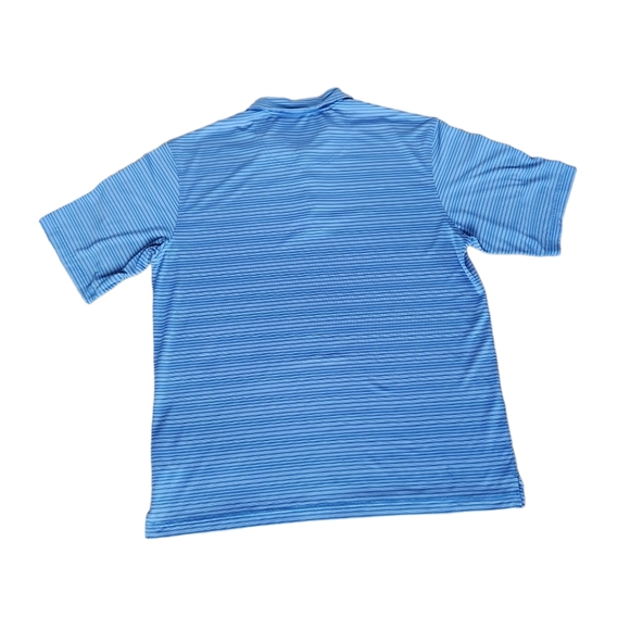 Pebble Beach Lone Cypress Luxury Performance Men's Blue & White Golf Polo XL - Picture 8 of 9